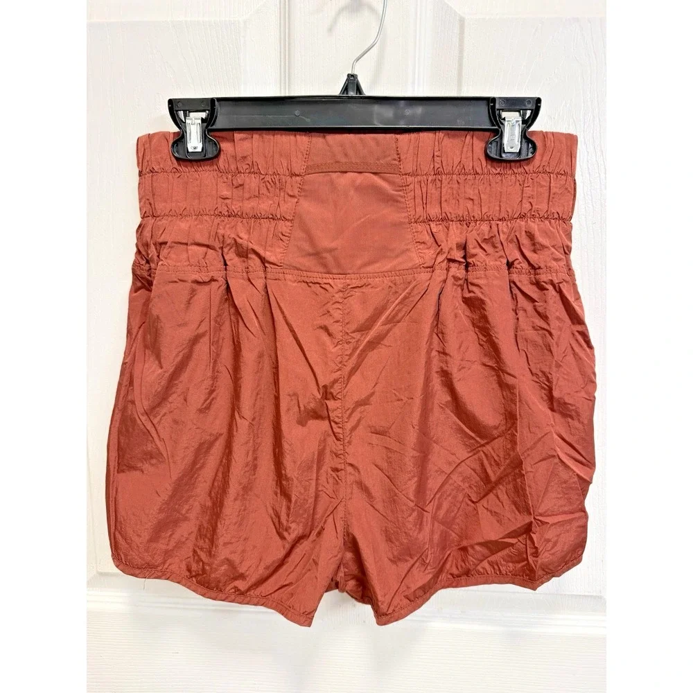 FP Movement Free People The Way Home Shorts Red Earth Size Large Flirty Fun